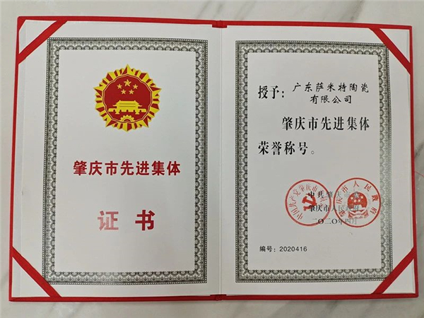新明珠荣获2020年肇庆市先进集体荣誉称号