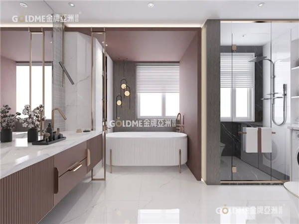 金牌亚洲磁砖哈瓦那定制卫浴空间案例展示