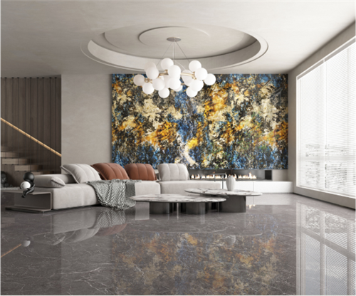 欧神诺瓷砖:16款客厅背景墙范例，高颜值性能出众！