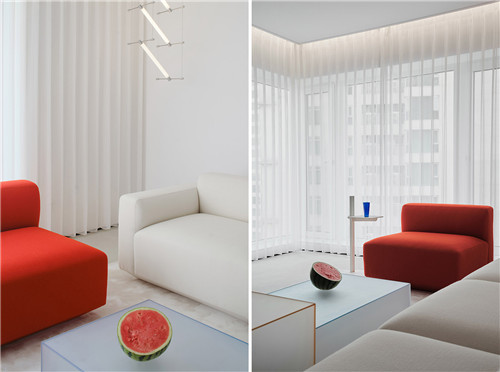 欧神诺瓷砖：150m²现代简约风，纯白空间自带艺术感！
