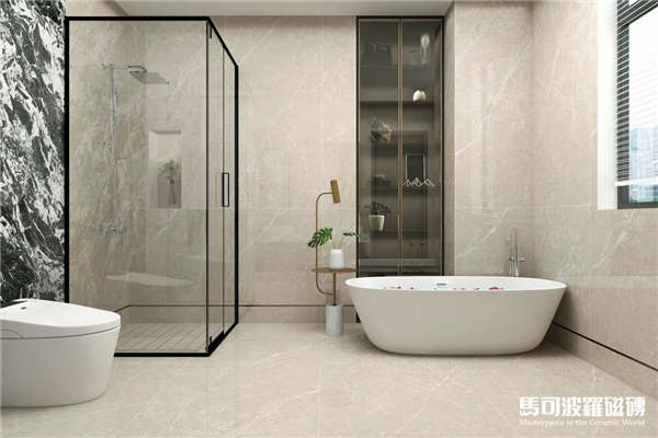 马可波罗瓷砖新品 让人眼前一亮的高颜值浴室