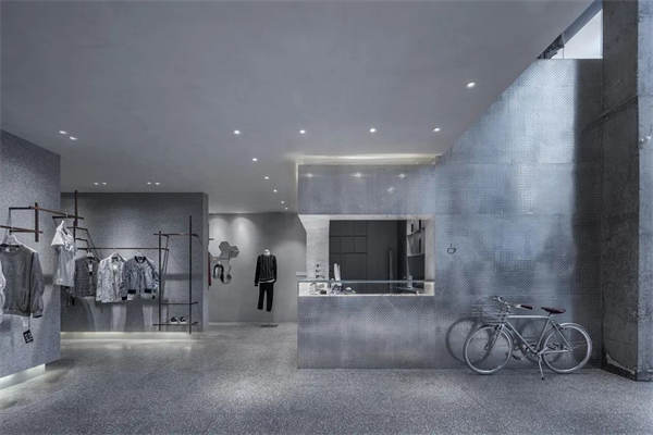 佛诺伦莎水磨石案例 呈现“31度灰”的商业&艺术空间
