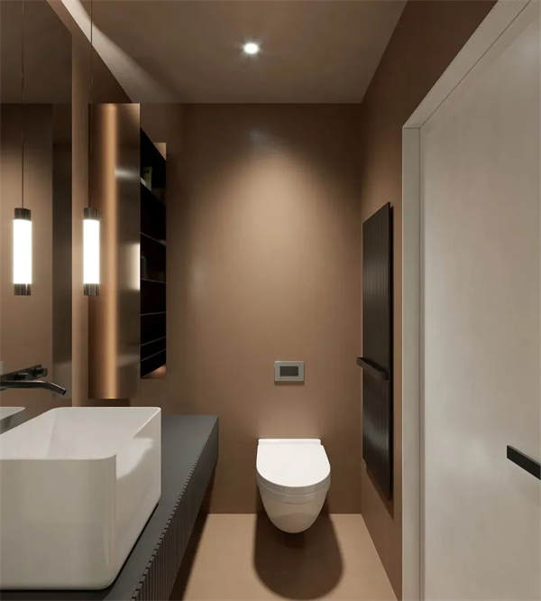卫浴空间效果图-金牌天纬墙地砖打造高档卫浴