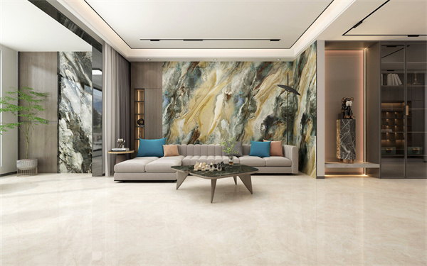 欧神诺瓷砖 新品鉴赏l 900×1800mm云锦彩墨，璀璨与优雅共生，打造现代美学新风尚
