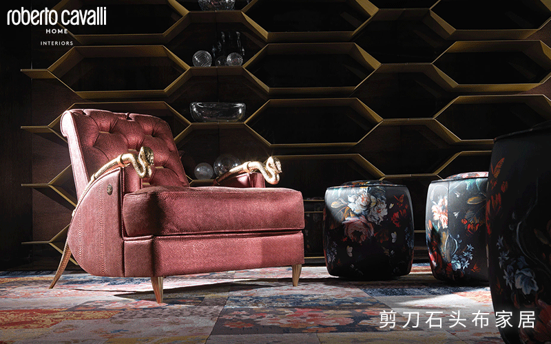 意大利奢侈家具，Roberto Cavalli打造时尚狂野的家居艺术