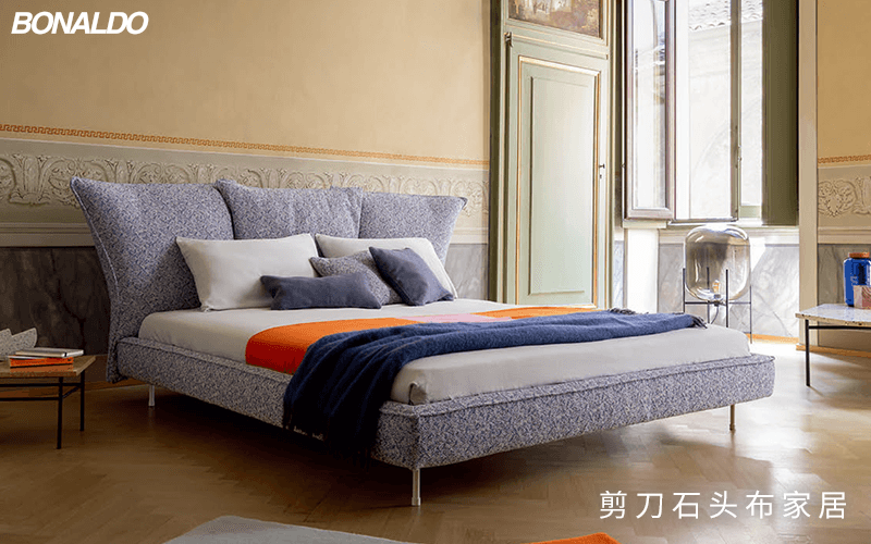 Bonaldo双人床，卧室的设计也要精致到底