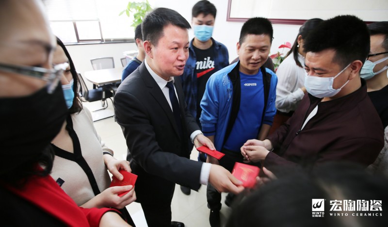 宏陶陶瓷丨开工大吉，2021飞犇向前！