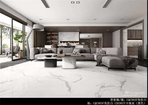 骆驼磁砖经典白色系产品装饰效果鉴赏