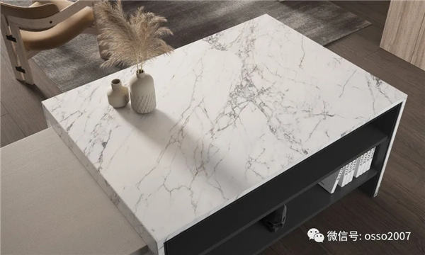 澳翔岩板天丝绒抑菌岩板系列产品展示