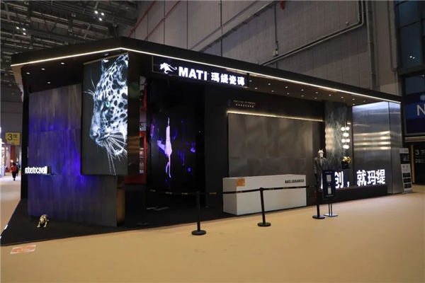 玛缇瓷砖400㎡超大展馆闪耀建博会