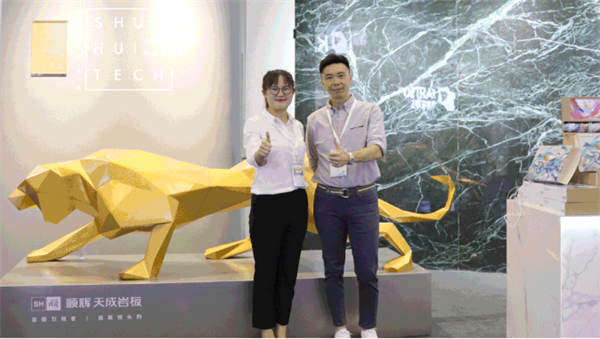 顺辉天成岩板x厦门国际石材展：对位通体·岩脉系列新品正式发布