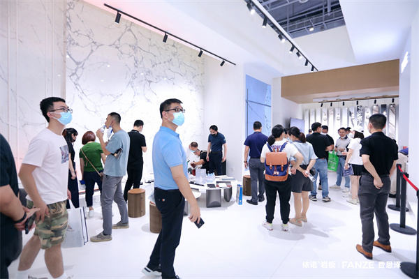 人气火爆！依诺企业×厦门石材展【中国白】展馆，盛况一睹为快