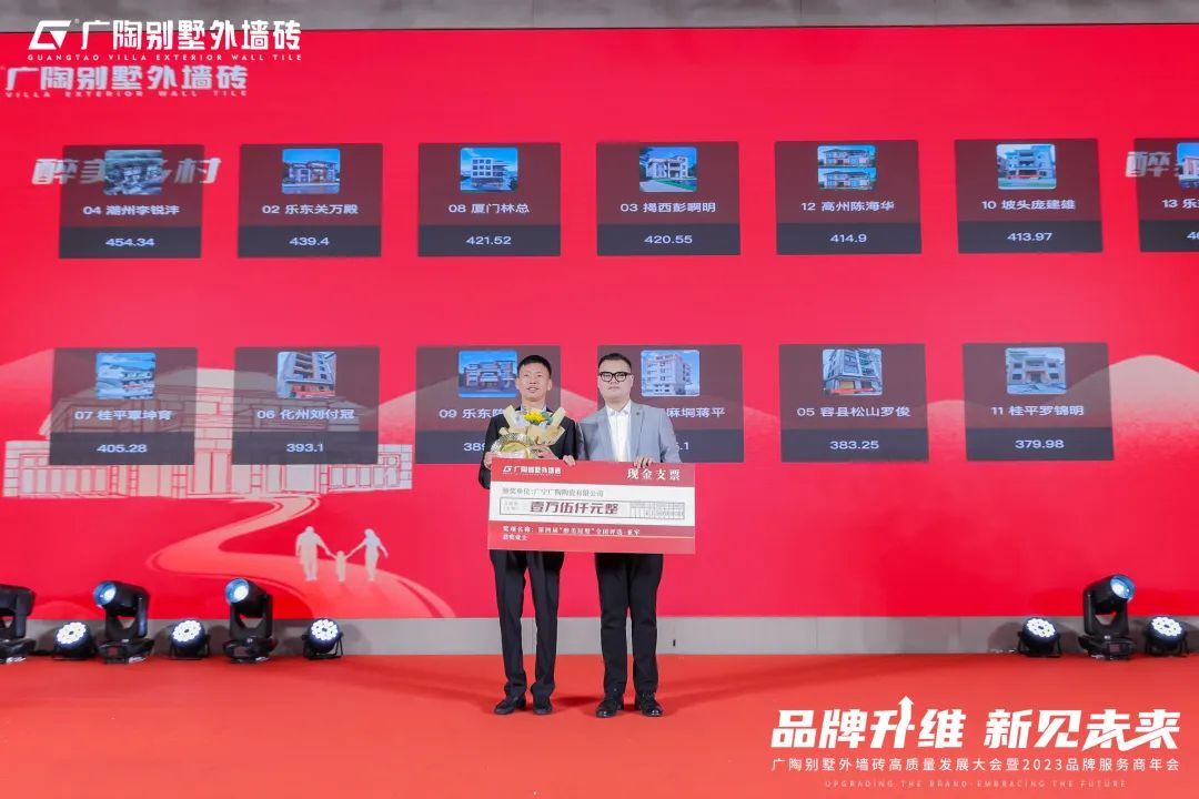 广陶别墅外墙砖高质量发展大会暨2023品牌服务商年会成功举办