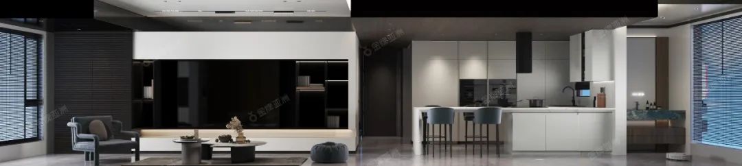 金牌亚洲瓷砖 岩板设计案例 | 意式轻奢空间，演绎心中之家的高级与浪漫