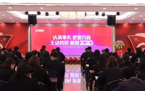 汇亚品牌2019年终总结召开,主动营销破局2020