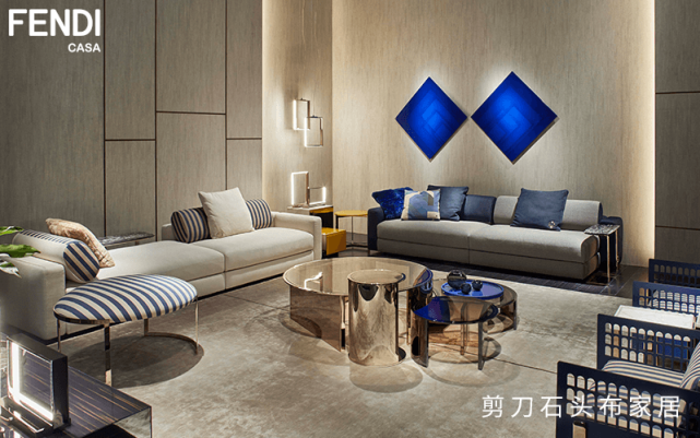 FENDI CASA家具，打造充满活力的客厅氛围