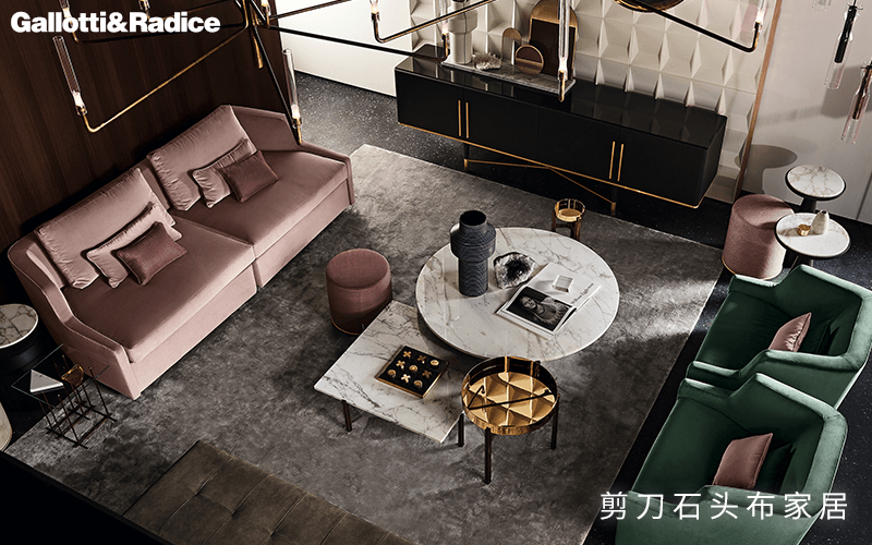 GALLOTTI&RADICE家具色彩，这样的设计太美了