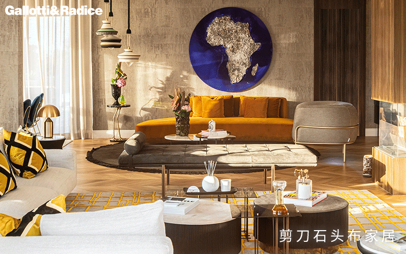 GALLOTTI&RADICE家具色彩，这样的设计太美了