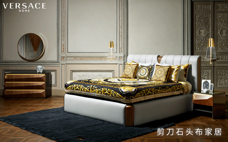 VERSACE HOME家具，卧室也要个性十足