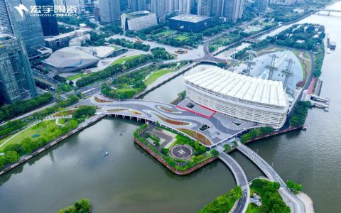 宏宇陶瓷，助力广州新中轴线慢行系统品质提升