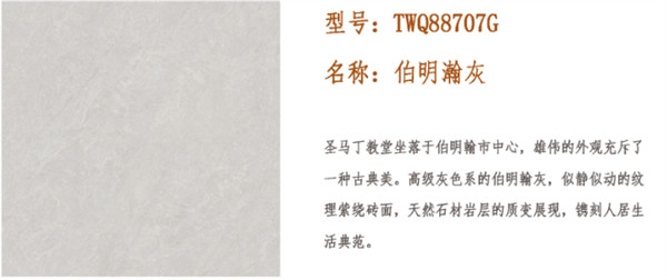 金牌天纬经典即流行，800X800规格也能玩出新花样