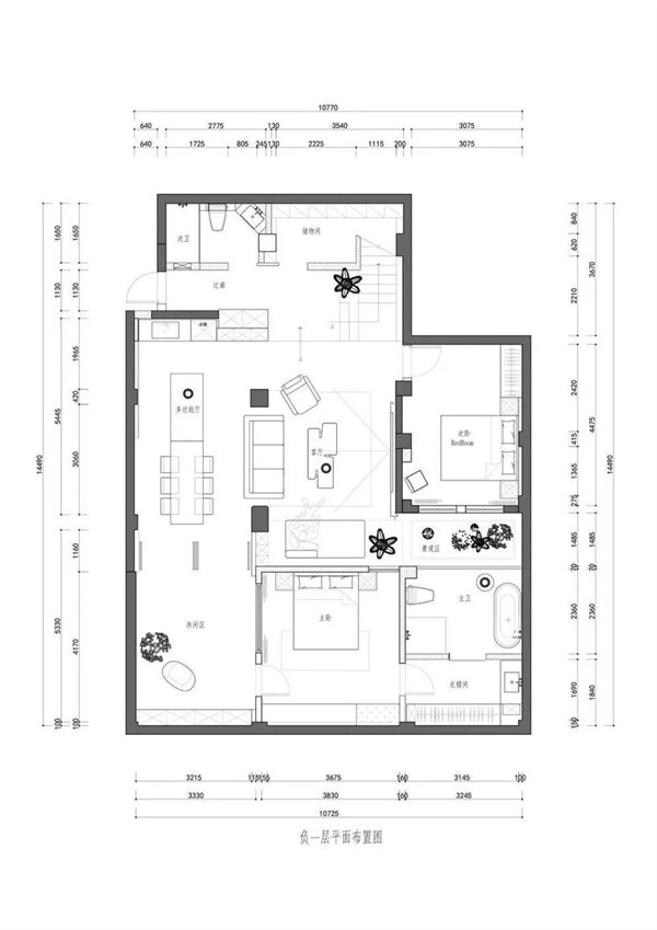IMOLA260㎡一楼带地下室的美式大宅，如花园秘境般的美藏不住了！