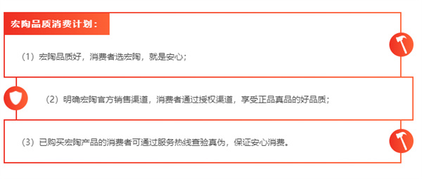 【315在行动】“激发消费活力 保真美好生活”——宏陶发布消费者安心消费告知书